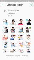 BTS Stickers KPop para Whatsapp ảnh chụp màn hình 3