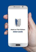 AOT WAStickersApps: Attack on Titan Stickers Affiche