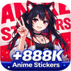 Anime Stickers for Wh APK