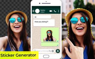 Sticker Maker for WhatsApp : Pics Sticker Maker poster