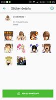 Sticker WhatsApp Death Note screenshot 3