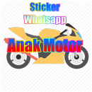 Sticker WA Anak Motor Lucu APK