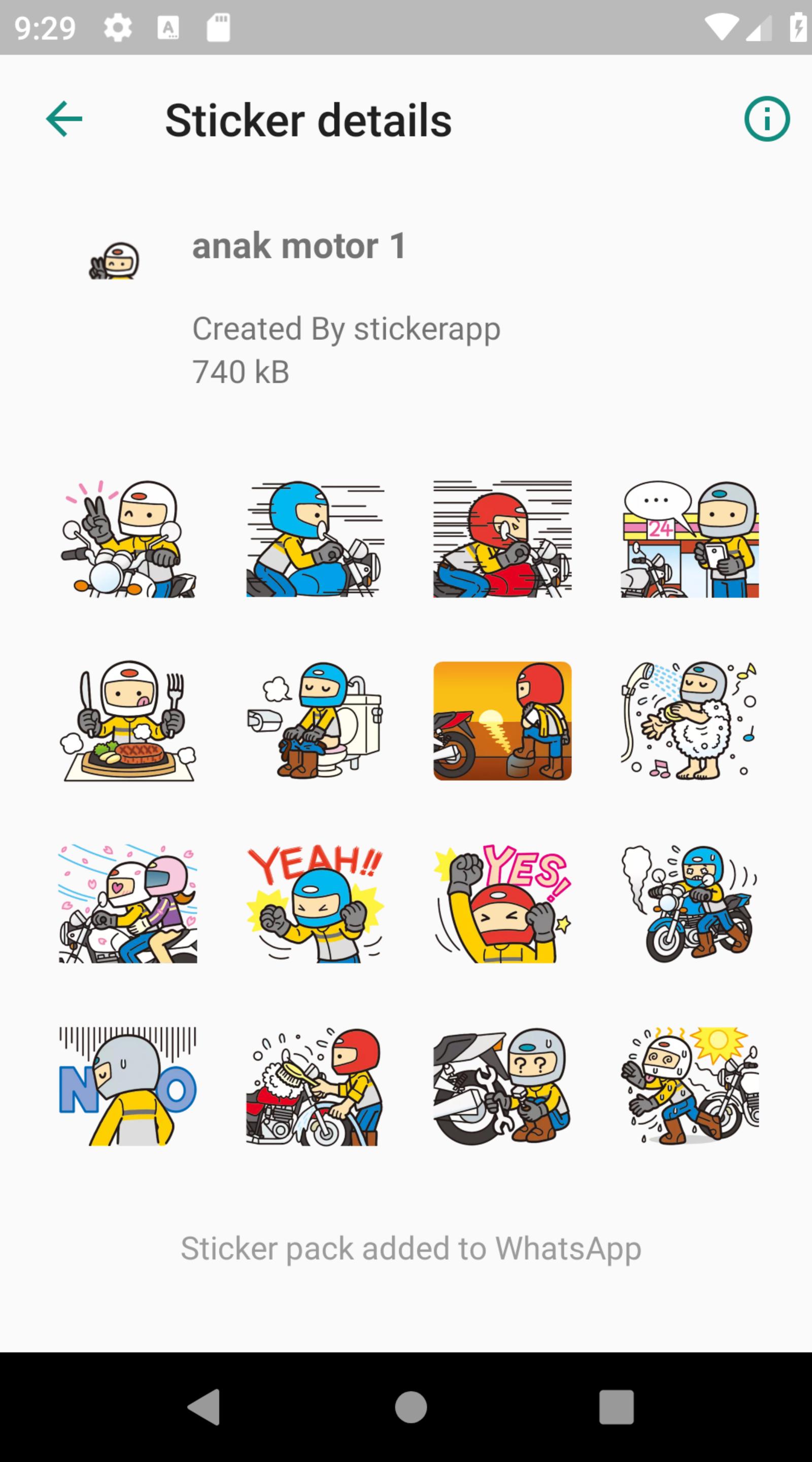 Sticker WA Anak Motor Lucu For Android APK Download