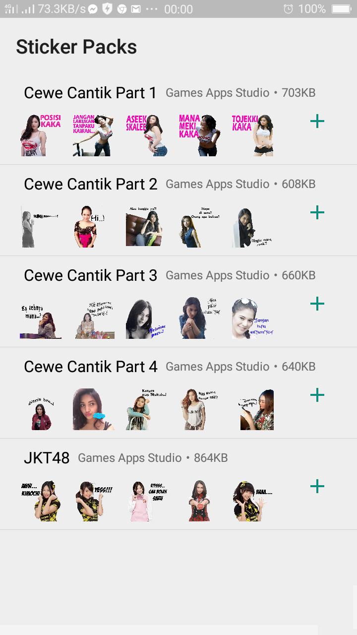 Sticker Cewek Cantik Wastickerapps For Android Apk Download