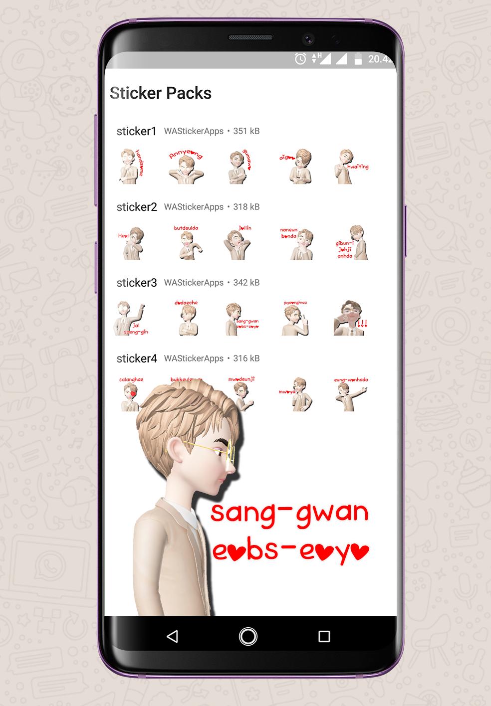 Oppa Korea Wastickerapps Terbaru For Android Apk Download