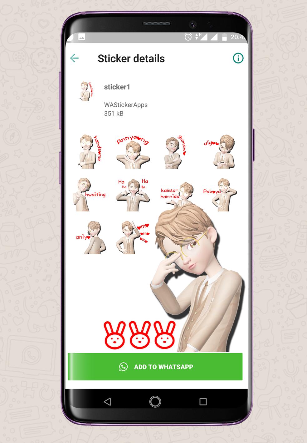 Oppa Korea Wastickerapps Terbaru For Android Apk Download