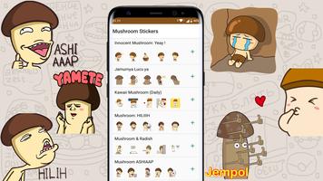 Mushroom Stickers Cartaz