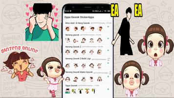 Oppa Gesrek - WAStickerApps 포스터