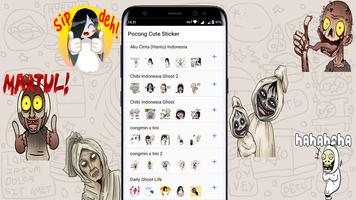 Stiker Pocong Lucu Ngakak & Konyol 포스터