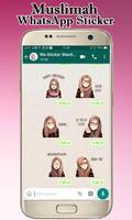 WA Sticker Wanita Muslimah скриншот 3