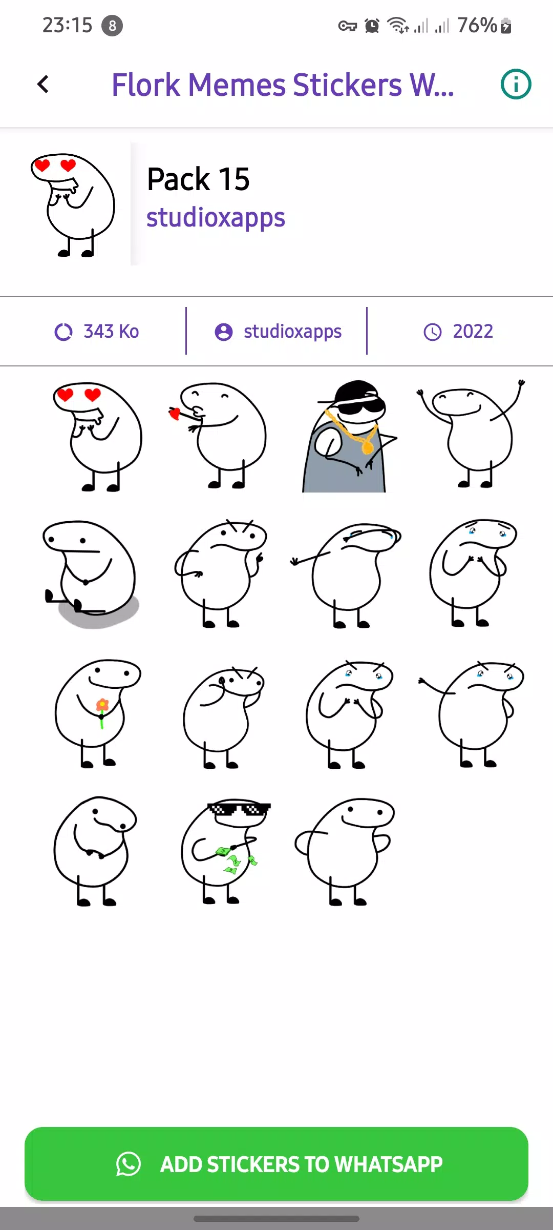 Flork Memes Stickers for Android - Download