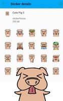 StickerApps: Cute Pig Stickers screenshot 3