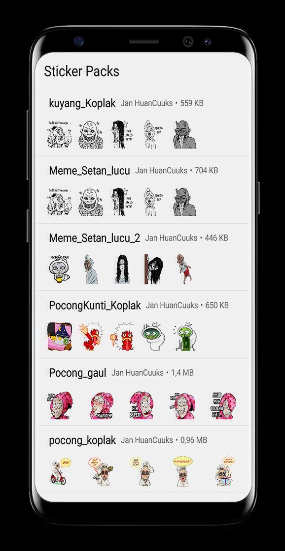 Stiker Hantu Kocak For Android Apk Download