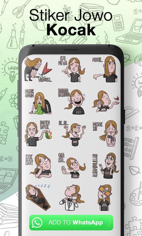  Stiker  WA Lucu  Jowo for Jawa Sticker WhatsApp  for Android 