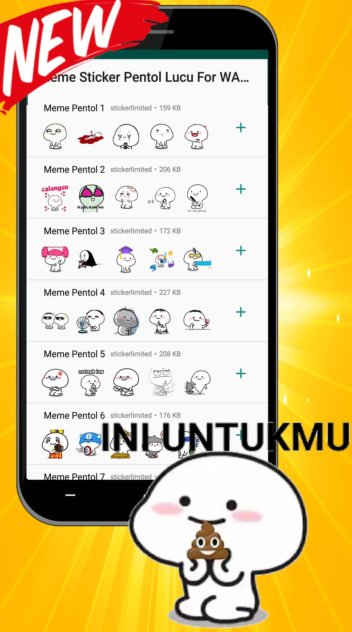 Meme Sticker Pentol Lucu For Wastickerapps For Android Apk Download