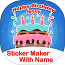 WA Stickers with Name Maker : Birthday Stickers APK