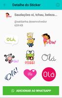 Sticker Saudações Cumprimentos স্ক্রিনশট 2