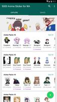 +5000 Anime Stickers Collection For WAStickersApp plakat