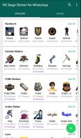 R6 Siege & Popular Games Stickers for WhatsApp Poster