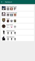 R6 Siege & Popular Games Stickers for WhatsApp captura de pantalla 1