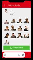 Mr Bean Funny Stickers for WhatsApp 2019 تصوير الشاشة 1