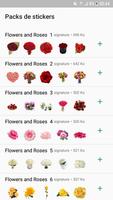 Flowers and Roses Stickers Affiche