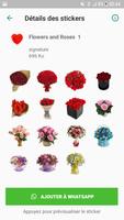 Flowers and Roses Stickers capture d'écran 1