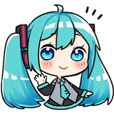 VOCALOID MIKU Autocollants pour WhatsApp Stickers icône