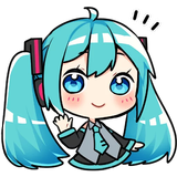 VOCALOID MIKU Autocollants pour WhatsApp Stickers icône