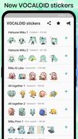 VOCALOID MIKU Autocollants pour WhatsApp Stickers Affiche