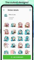 VOCALOID MIKU WhatsApp için çıkartmalar (stickers) Ekran Görüntüsü 2