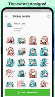 VOCALOID MIKU Stickers for WhatsApp syot layar 2