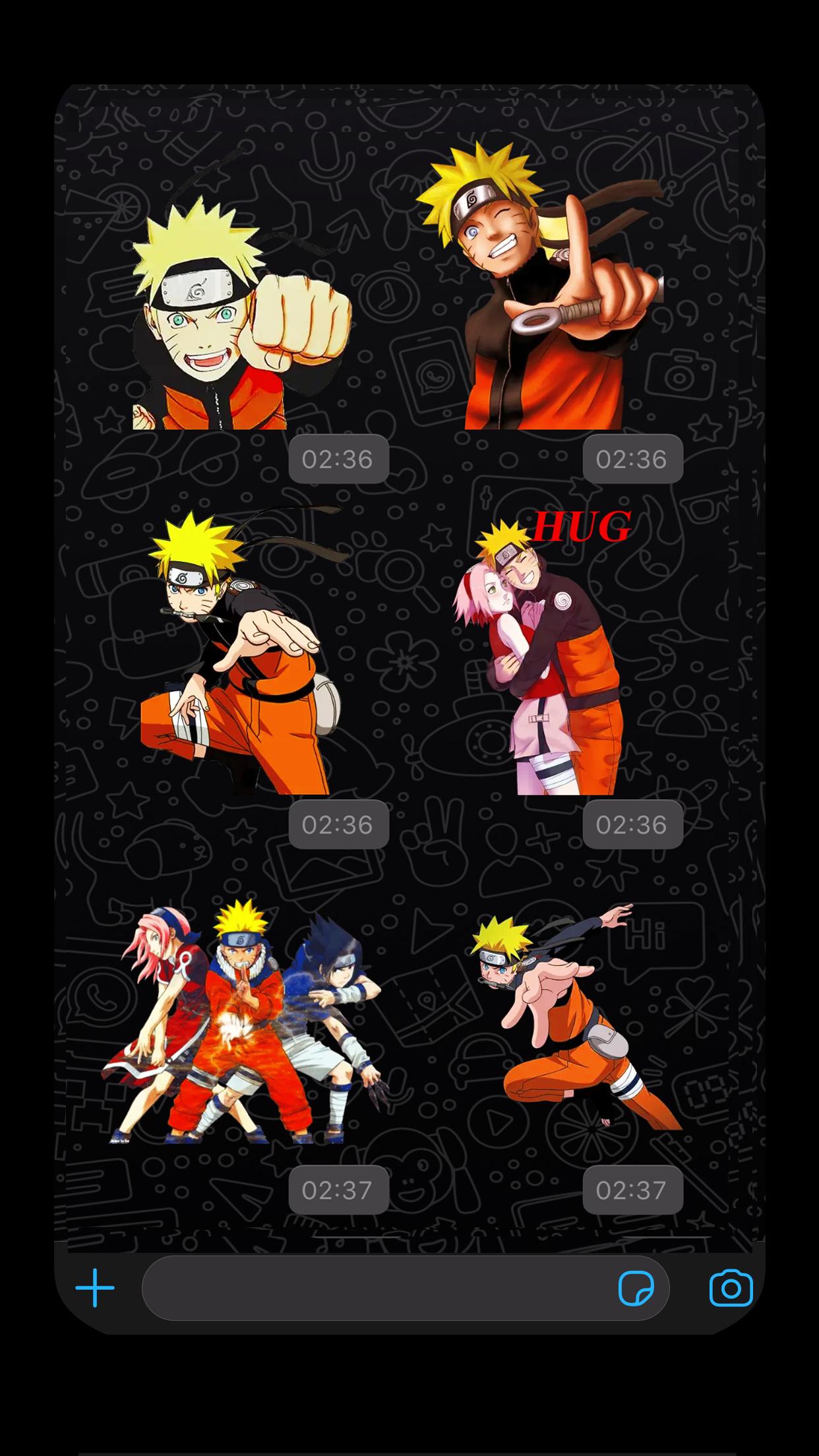 Download do APK de WAstickerApps desenhos animados Naruto 2020 para Android