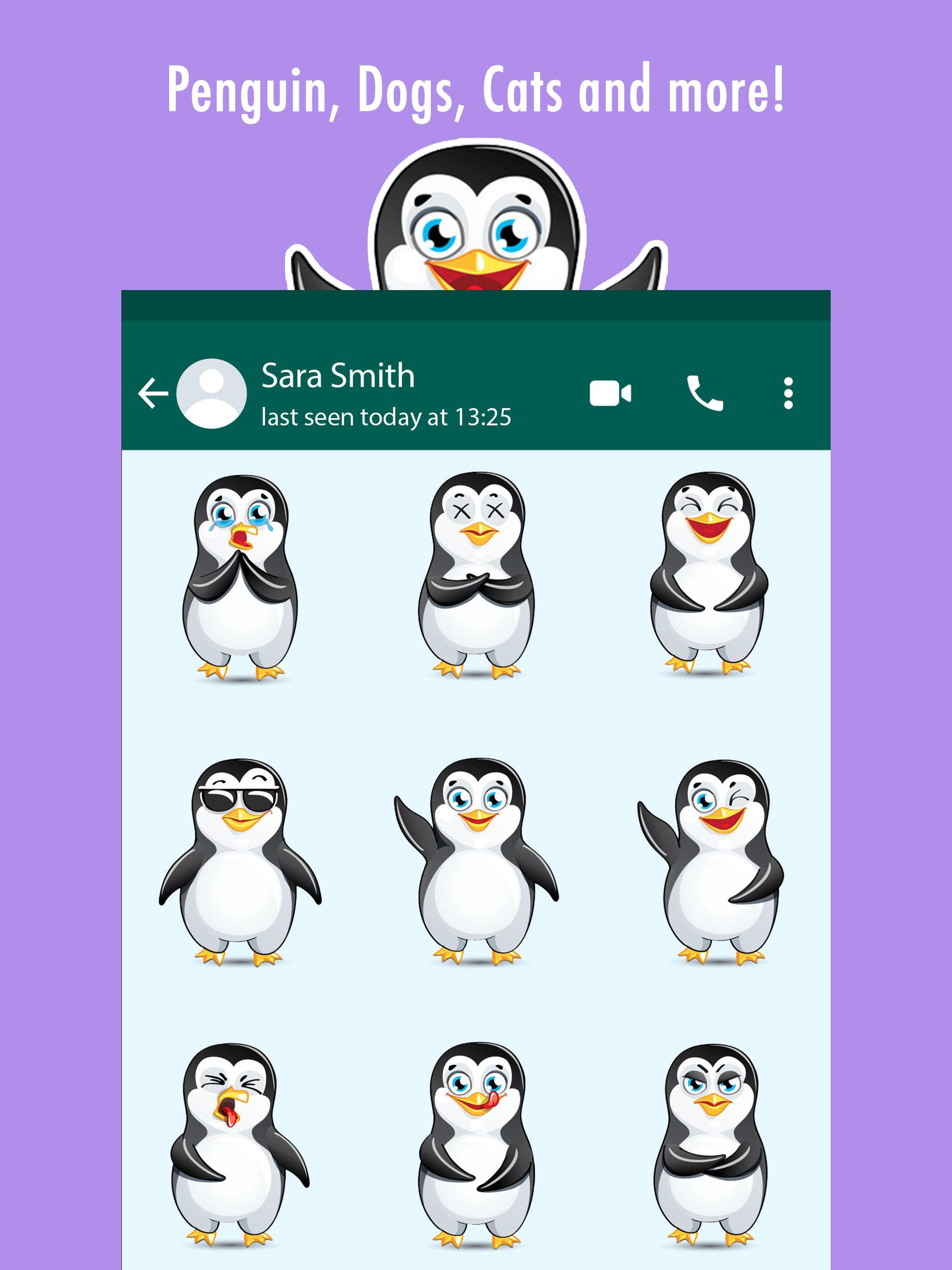 Cute Animal Stickers For Whatsapp