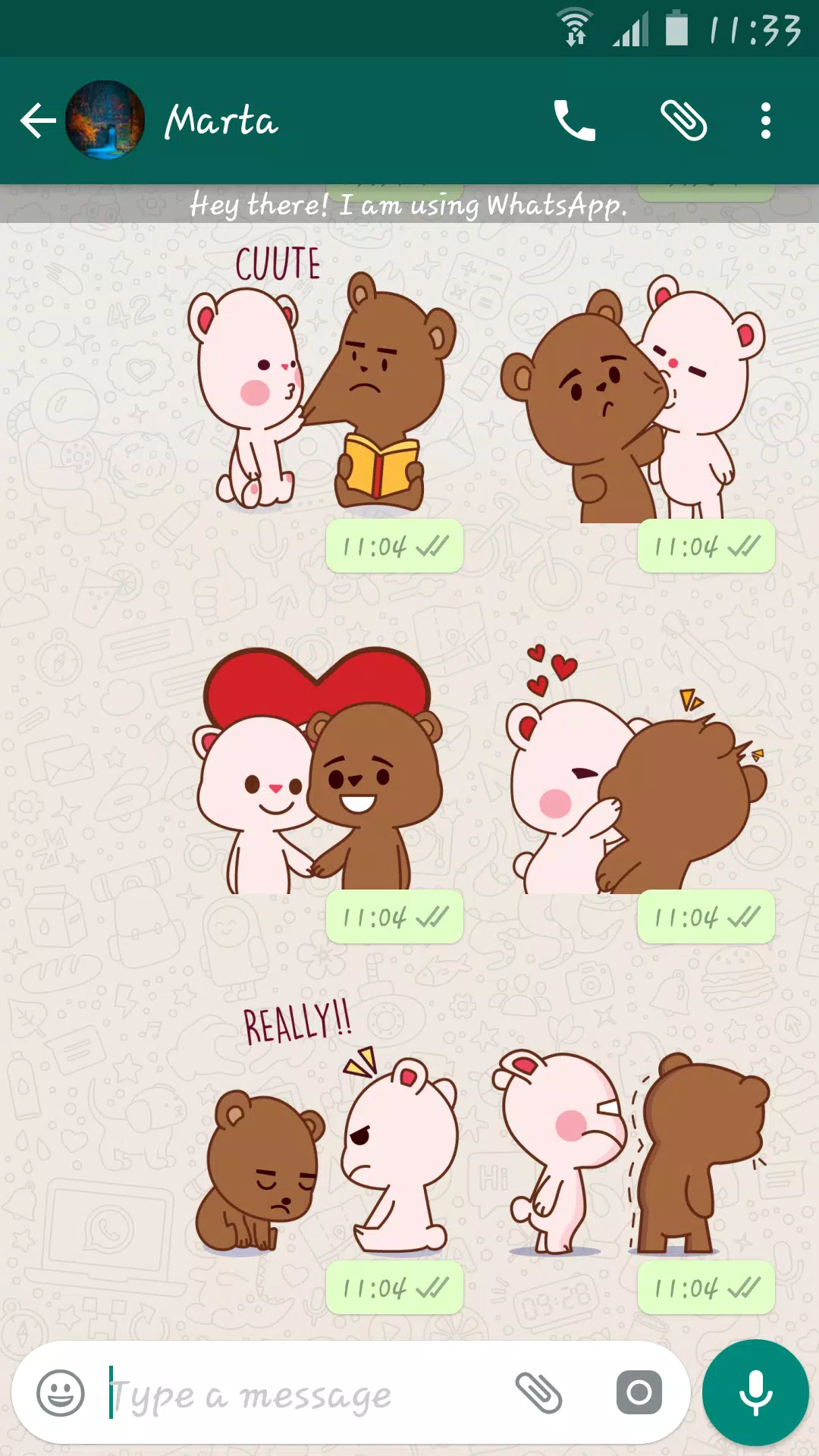 Tải xuống APK Cute Bears (Bappy & Sasha) Stickers For WhatsApp cho ...