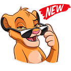 New Funny Cartoons stickers for Whatsapp 2019 biểu tượng