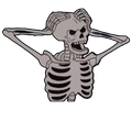 Stickers Esqueleto Antiotaku