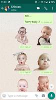 Cute Baby Stickers Plakat