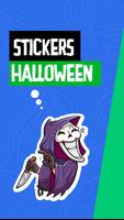 Sticker Halloween poster
