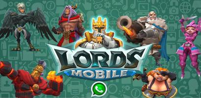 Lords Mobile Stickers Poster