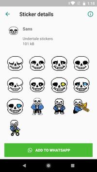 WhatsApp的UNDERTALE和DELTARUNE贴纸 截图 3