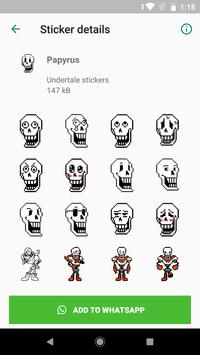 WhatsApp的UNDERTALE和DELTARUNE贴纸 截图 5