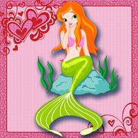 Cute Mermaid WAstickerapps poster