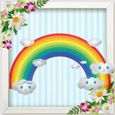 Cute Rainbow WAstickerapps APK