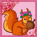 Cute Squirrel Stickers for WA aplikacja