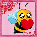 Kawaii Bee WAstickerapps aplikacja