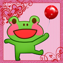 Kawaii Frog WAstickerapps aplikacja