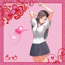 Moe Girls Sticker WAstickerapp aplikacja
