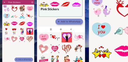 Pink Stickers screenshot 1