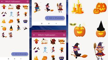 Witch Halloween WAStickerapps poster